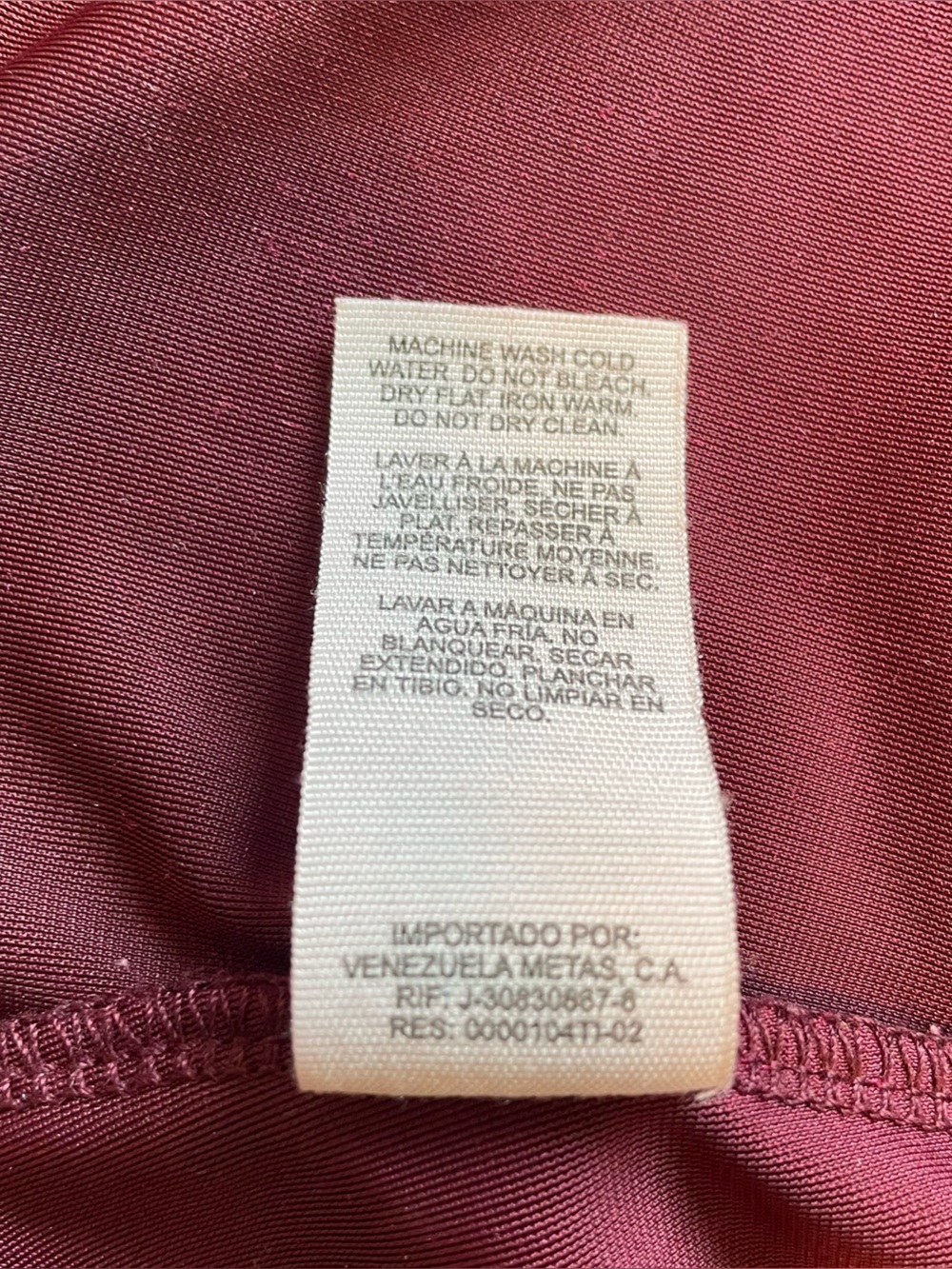 Garage Maroon Velvet Circle Skirt Size XS - Picture 3 of 6